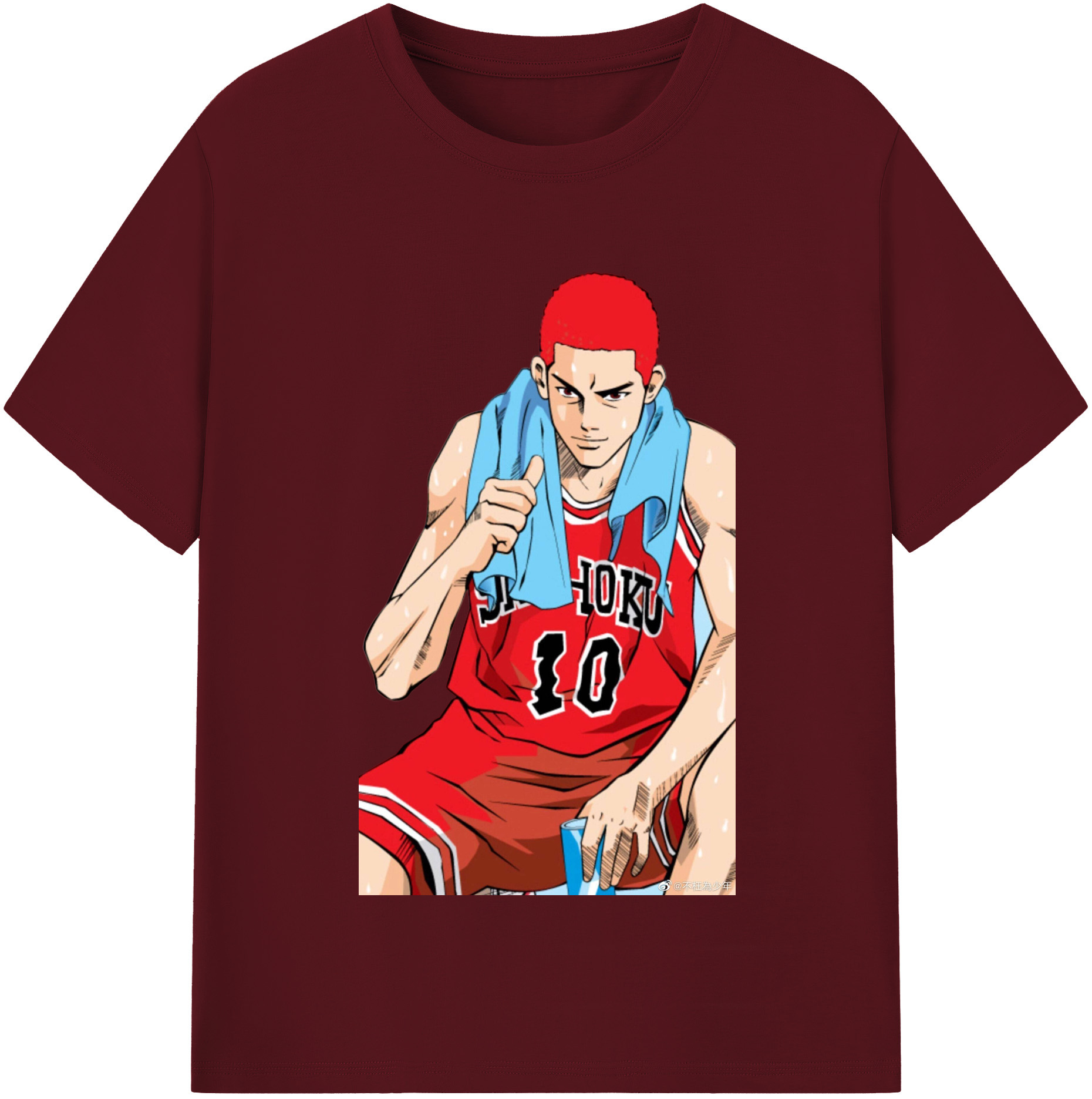 （画像用） SLAM DUNK／スラムダンク 綿100％半袖Tシャツ（フロントプリント）